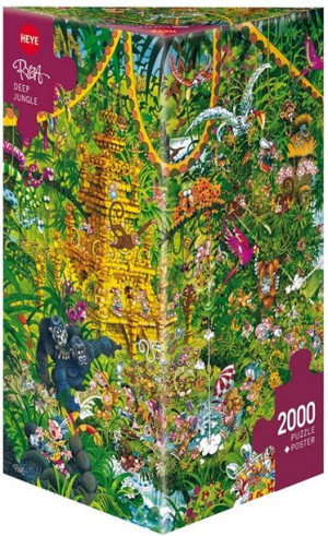 Heye Puzzle 2000 El Głęboka Dżungla