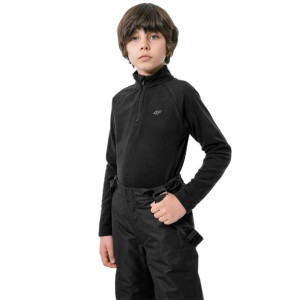 Bluza polarowa dla chłopca 4f głęboka czerń hjz22 jbimp001 20s