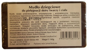 Mydło Dziegciowe Do Ciała Twarzy Włosów 140g