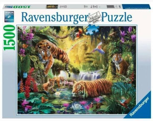 Ravensburger Puzzle 1500 El Spokojne Tygrysy