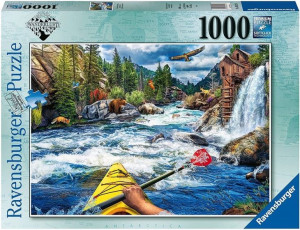 Ravensburger Puzzle 1000 El Spływ White Water