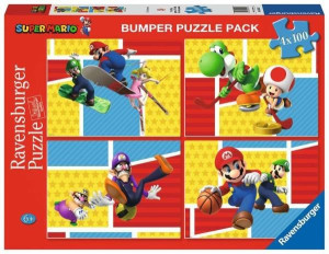 Ravensburger Puzzle 4w1 Super Mario