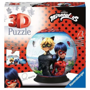 Ravensburger Puzzle 3d 72 El Miraculous Biedronka
