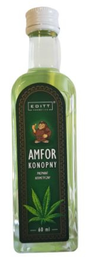 Editt Amfor Konopny Ziołowy Płyn Spirytusowy Kosmetyczny 60ml