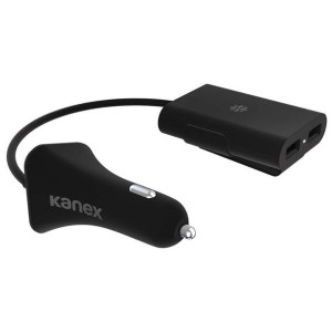 Kanex GoPower Sharable-Ładowarka samochodowa 2xUSB,2.4 A+HUB 2xUSB, 2.4 A,