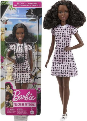 Barbie Lalka Kariera Fotograf Zwierząt Domowych