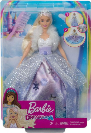 Barbie Lalka Księżniczka Lodowa Magia