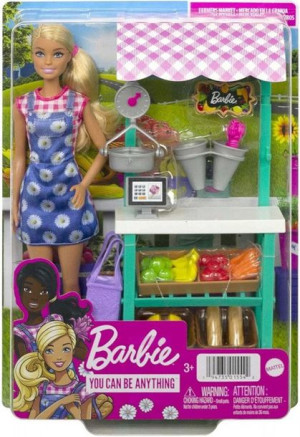 Barbie Zestaw Targ Farmerski + Lalka
