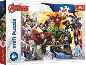 Trefl Puzzle 100 El Siła Avengersów Marvel
