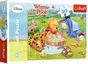 Trefl Puzzle 30 El Kubuś Puchatek Kąpiel