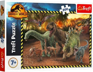 Trefl Puzzle 200 El Dinozaury Z Parku Jurajskiego