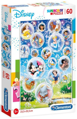 Clementoni Puzzle 60 El Disney Bohaterowie