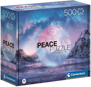 Clementoni Puzzle 500el Peace Light Blue