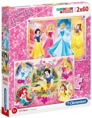 Clementoni Puzzle 2x60 El Disney Princess