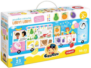 Czuczu Puzzle Z Dziurką Lody! Lody! 23el.
