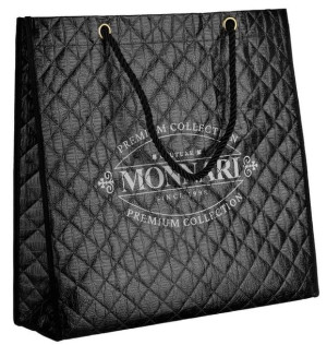 Zakupowa, pikowana torba damska tote bag na solidnych rączkach — Monnari