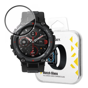 Szkło Hybrydowe do Xiaomi Amazfit T-Rex Pro czarny