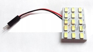 Panel COB LED 5x3 35x22mm 12V T10 SV8.5 T4W 600lm