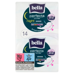 BELLA PERFECTA-NIGHT- ultra - DUOPAC 14sztuk ( silky drai)