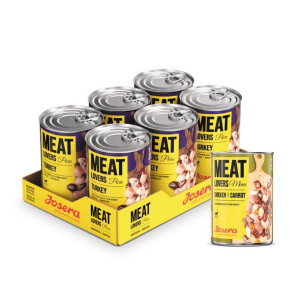 JOSERA Meatlovers Pure Indyk 6x400g + 400g GRATIS