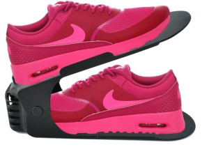 Organizer uchwyt stojak na buty czarny półka na buty