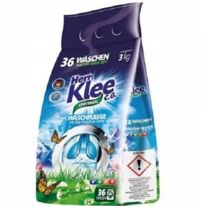 Herr Klee Uniwersalny proszek do prania 3kg DE 36p
