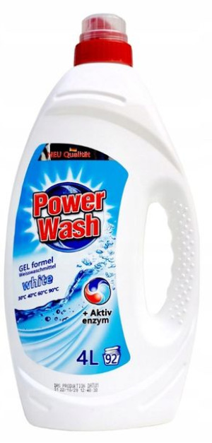 Power Wash White Żel do prania białego 4l