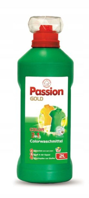 PASSION GOLD 2L Żel do prania kolorowego 55p DE
