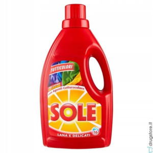 Płyn do prania SOLE kolorowe tkaniny 1L
