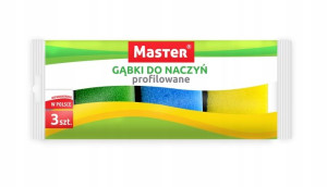 Gąbki Do Naczyń Master Profilowane (3szt)