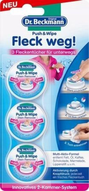 Dr Beckmann Fleck Weg 3 Chusteczki Odplamiające