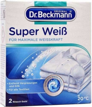 Dr.Beckmann Super Weiss 2x40g saszetki wybielające