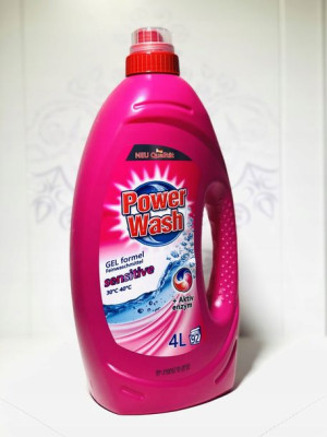 Żel do prania uniwersalne Power Wash 4 l z lanolin