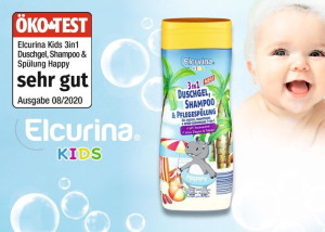 Elcurina żel do kąpieli 3in 1 dla dzieci