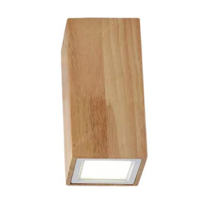 4x Lampa Sufitowa Plafon Skandynawski Drewno Led
