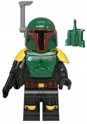 Boba Fett Mandalorian Star Wars + Obrazek Lego
