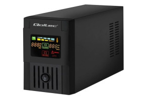 UPS  QOLTEC Monolith Line Interactive 1000VA 600W / 1xFrench / 1xSchuko / 2