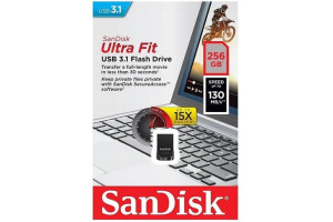 Pendrive Pamięć Sandisk 256gb Ultra Fit 130mb/s Usb 3.1