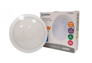 Plafon Led Abilite A-706c Z Czujnikiem Ruchu Mikrofalowym B.naturalna 16w/2