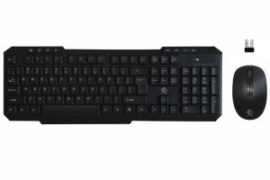 Zestaw Rebeltec Klawiatura Vortex + Mysz Wireless Black Usb