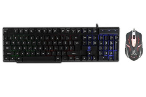 Zestaw Rebeltec Klawiatura Oppressor + Mysz Led/black Usb