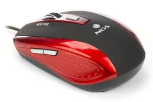 Myszka Ngs Tick Optical Usb Red/black
