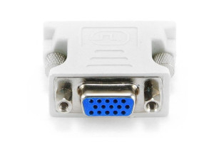 Adapter Gembird Dvi- Vga (24m/15f) Biały