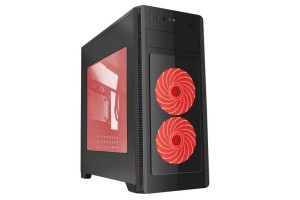 OBUDOWA GEMBIRD FORNAX 1000R  (ATX, Micro ATX  kolor czarny)