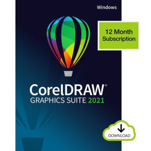 CorelDRAW Graphics Suite 2021 (POLSKI- Multi) - Windows SUBSKRYPCJA - 1 rok