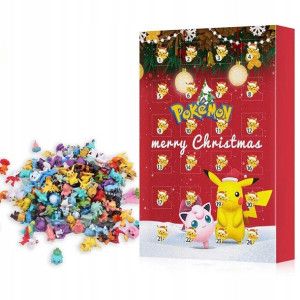 Kalendarz Adwentowy Pokemon Pikachu Figurki 24 Szt