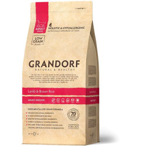 Grandorf Lamb & Brown Rice Adult Indoor Karma Dla Dorosłych Kotów 400 g