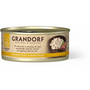 Grandorf Chicken Breast & Duck Fillet Karma Dla Kota Filet z Piersi Kurczak