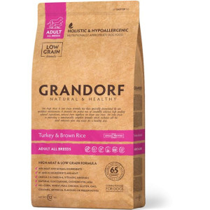 Grandorf Turkey & Brown Rice Adult Sucha Karma Dla Dorosłych Psów Indyk 1 k