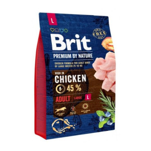 Brit Premium By Nature Chicken  Adult Karma Dla Dorosłych Psów  Dużych Ras